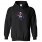 Music Notes Unisex Classic Kids and Adults Pullover Hoodie for Music Fans